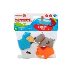 ANIMALES BAÑO GRANJA 4PCS