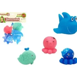 ANIMALES BAÑO MARINOS 4PCS