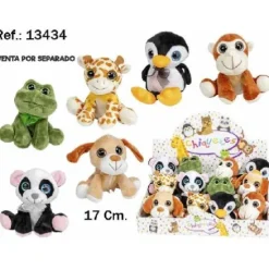 ANIMALES 17CM OJOS GRANDES 6 SURT
