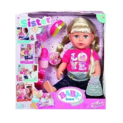 BABY BORN-MUÑECO INTERACTIVO SISTER