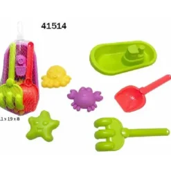 BARCO CON ACC PLAYA EN RED 3 SURT