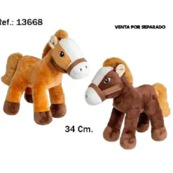 CABALLO 34CM PELUCHE 2 SURT