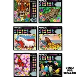 CRYSTAL ART-DIAMANTINI ANIMALES SALVAJES