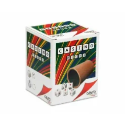 CUBILETE CON DADOS POKER