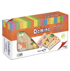DOMINO ANIMALES FIGURAS GRANDES MADERA