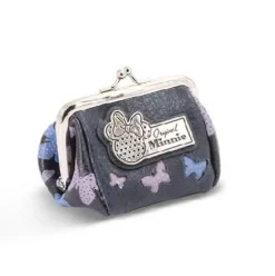 MONEDERO MINNIE MARIPOSAS AZUL