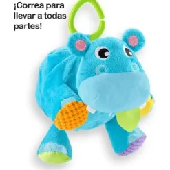 PELUCHE HIPOPOTAMO CONVERTIBLE EN PELOTA