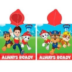 PONCHO PLAYA PAW PATROL ALWAYS READY